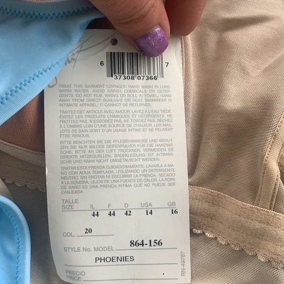 GOTTEX PHOENIES ONE PIECE SLIMMING SWIMSUIT - Picture 5 of 6